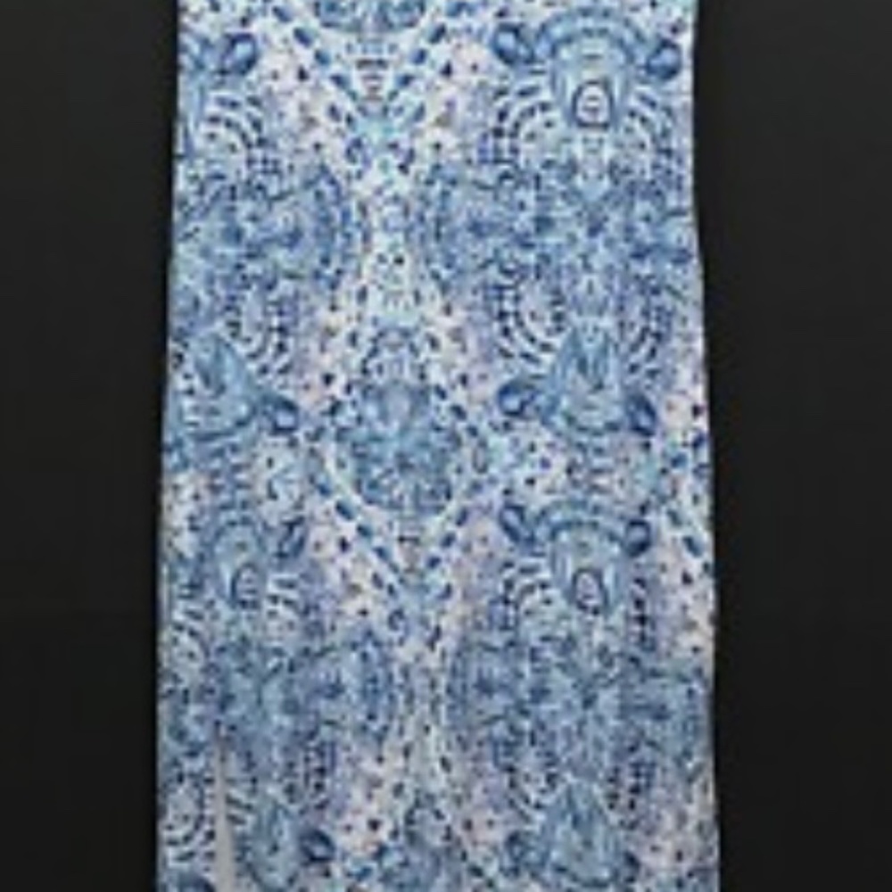 Lilly Pulitzer Wynne Maxi Dress Resort White Call My Shell Phone Blue Printed xl